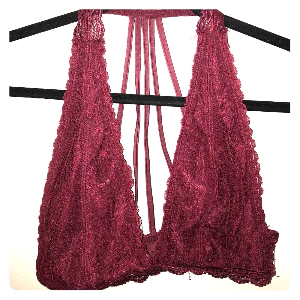 Dark Red Bandeau